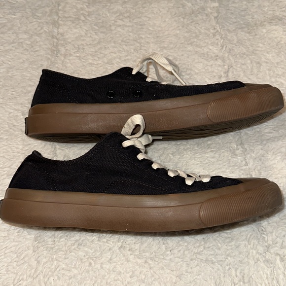 PF Flyers Grounder Low Top Black Men’s 7 Women’s 8.5 - Picture 3 of 8